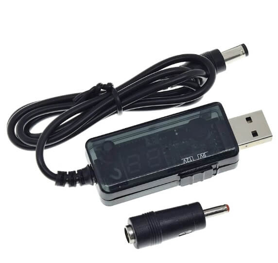 Повышающий USB-преобразователь напряжения 5V-9/12V TZT