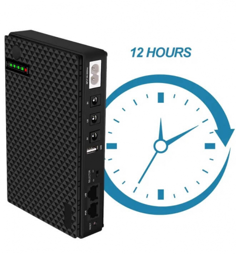 Джерело безперебійного живлення UPS 5V 9V 12V POE DC1036P