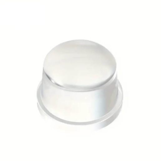 Силіконовий прозорий дверний стопор обмежувач 40х25 мм