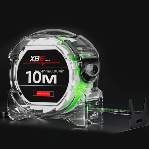 Рулетка професійна флуоресцентна XBE 25 мм 10 м