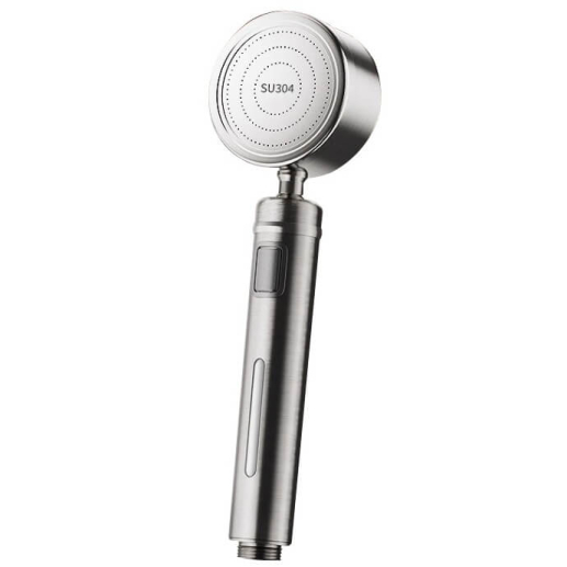 Турбо лійка для душу з фільтром Womyki нержавіюча сталь