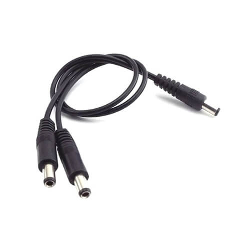 Кабель розгалужувач DC 5.5x2.1 в 2 DC 5.5x2.1 0.4 м