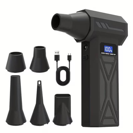 Турбовентилятор повітродув NUZEKY 130000 об/хв 4000 мАг