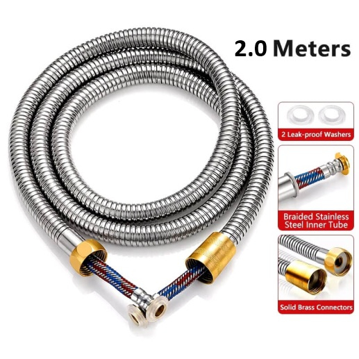 Шланг для душу високого тиску нержавіюча сталь 200 см