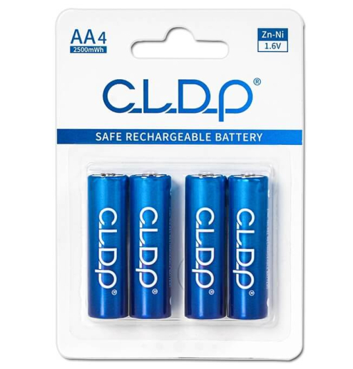 Акумуляторна батарейка AA CLDP Ni-Zn 1.6V 2500mWh 4 шт